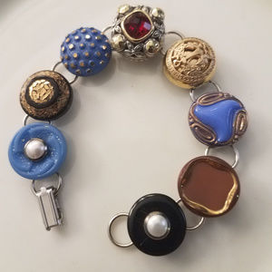 Vintage Button Bracelet
